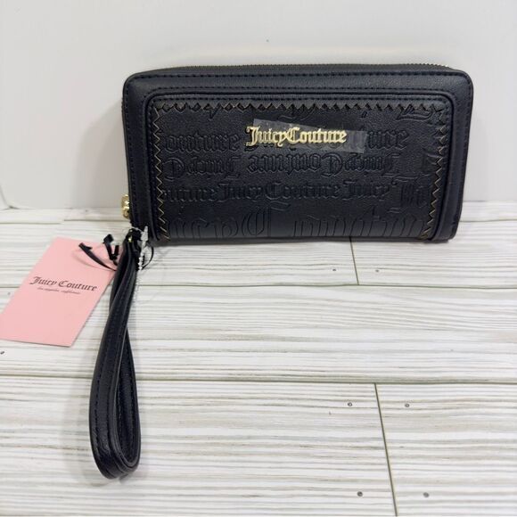 JUICY‎ COUTURE IT'S A MAN WORLD WALLET NWT - Picture 2 of 10